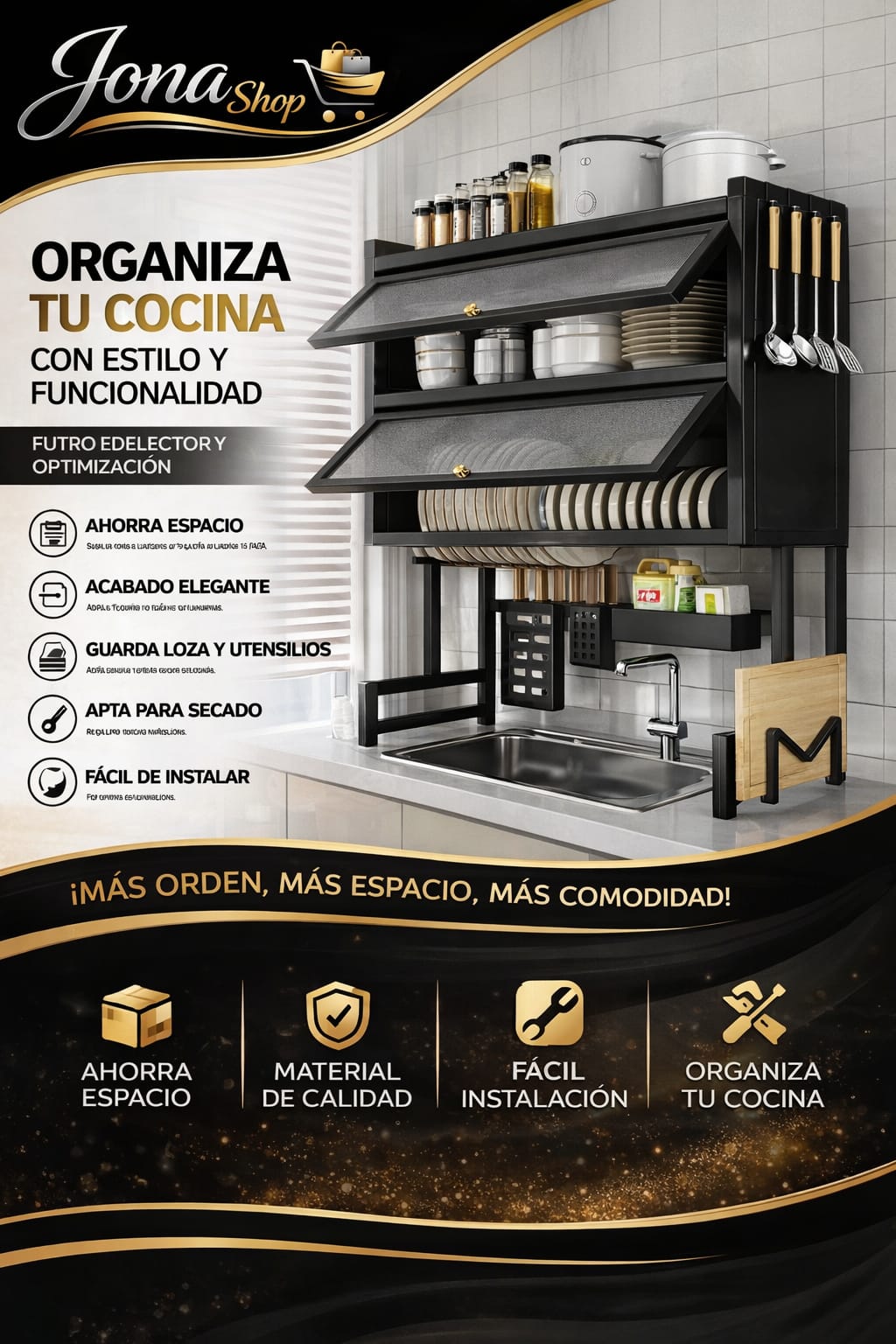 Escurridor De Cajon Platos 2 Niveles