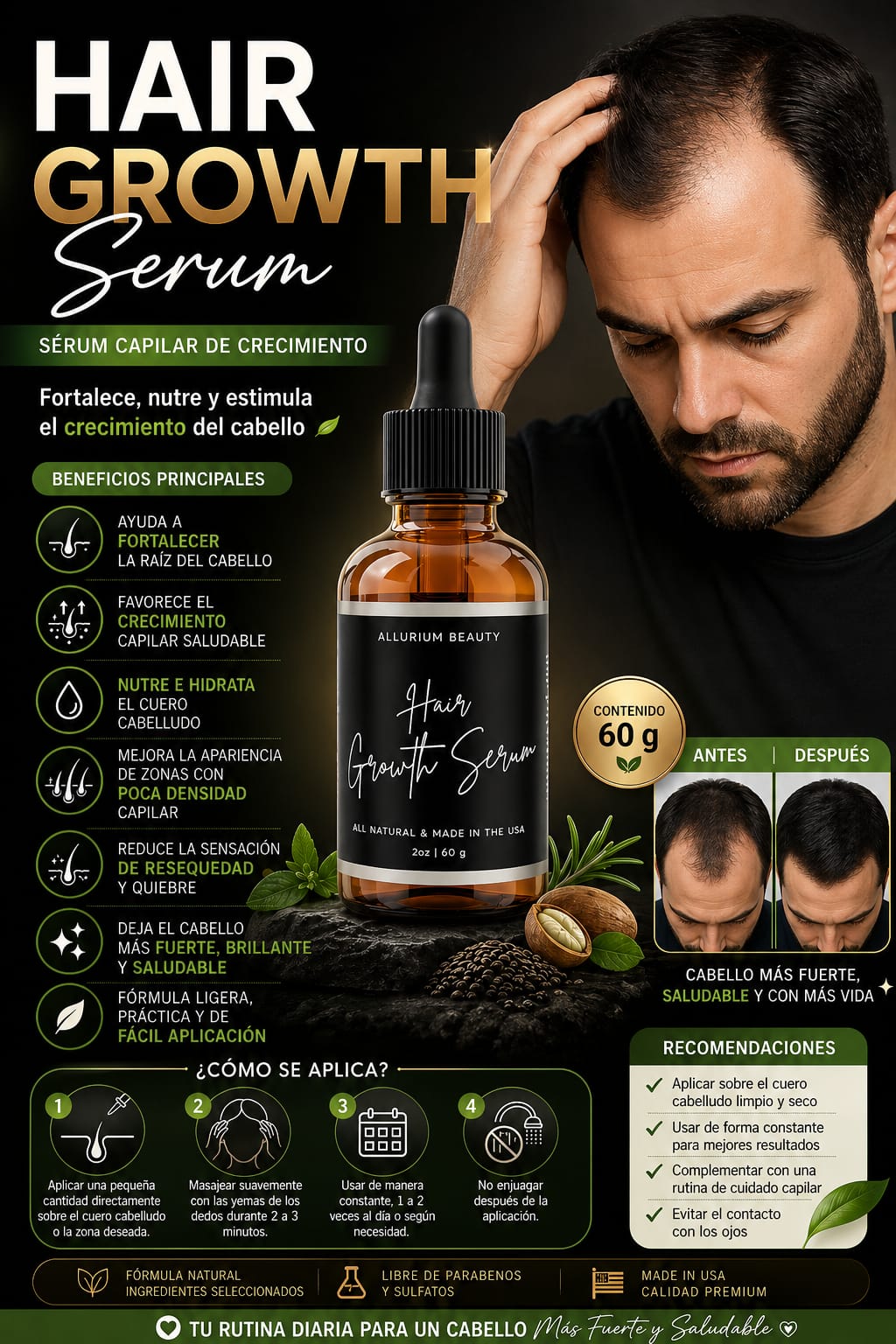 Sérum Capilar de Crecimiento